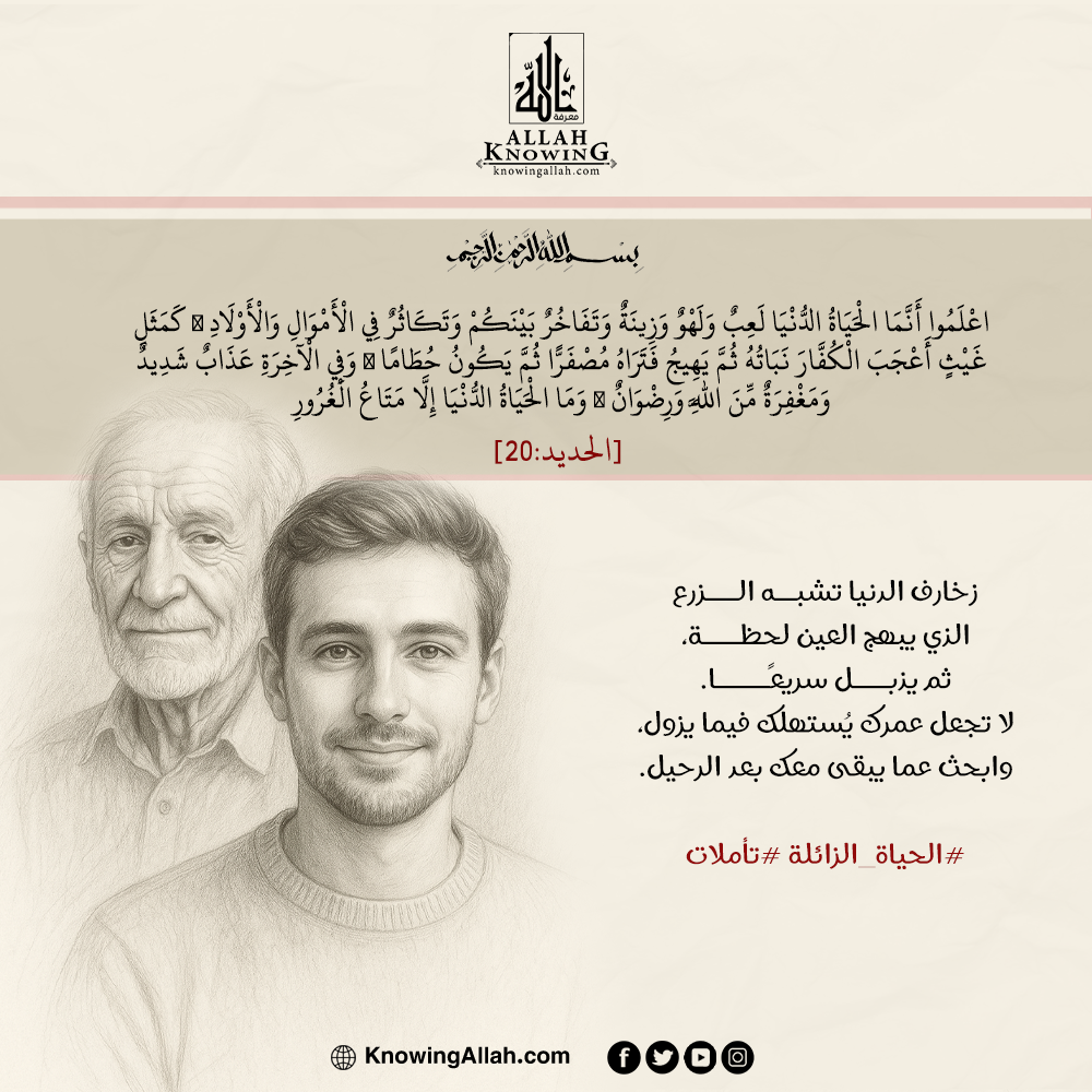 الحياة الزائلة تأملات